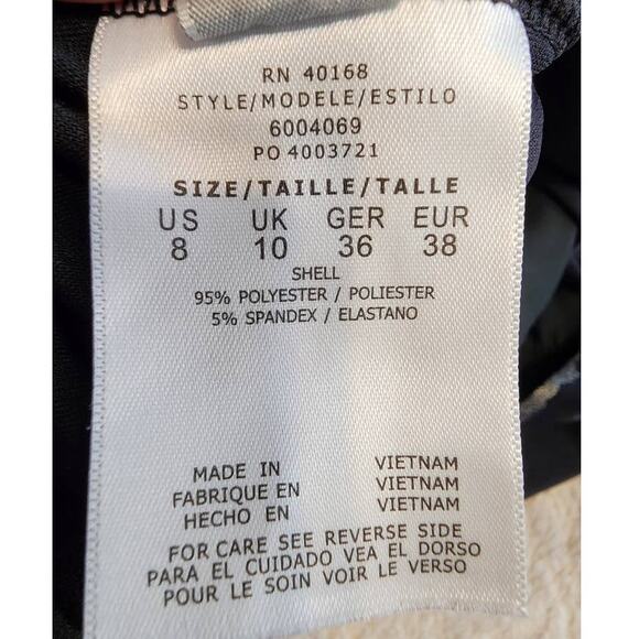 Miraclesuit Magicsuit Shine On Nicole Black Silver Tankini Top Size 8 - Picture 6 of 9